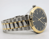 Buy Shop Tudor Style Automatic Black Dial Two Tone Steel Strap Watch for Men - M12713-0005 USA Online