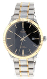 Buy Shop Tudor Style Automatic Black Dial Two Tone Steel Strap Watch for Men - M12713-0005 USA Online