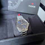 Buy Shop Tudor Style Automatic Blue Dial Silver Steel Strap Watch for Men - M12710-0013 USA Online