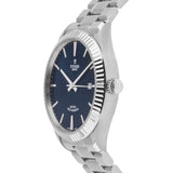 Buy Shop Tudor Style Automatic Blue Dial Silver Steel Strap Watch for Men - M12710-0013 USA Online