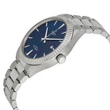 Buy Shop Tudor Style Automatic Diamonds Blue Dial Silver Steel Strap Watch for Men - M12710-0017 USA Online