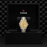 Buy Shop Tudor Style Automatic Diamonds Gold Dial Two Tone Steel Strap Watch for Men - M12713-0007 USA Online