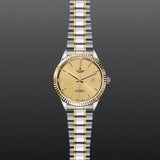 Buy Shop Tudor Style Automatic Diamonds Gold Dial Two Tone Steel Strap Watch for Men - M12713-0007 USA Online