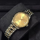 Buy Shop Tudor Style Automatic Gold Dial Two Tone Steel Strap Watch for Men - M12713-0001 USA Online