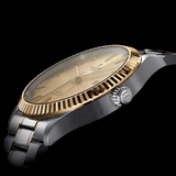 Buy Shop Tudor Style Automatic Gold Dial Two Tone Steel Strap Watch for Men - M12713-0001 USA Online