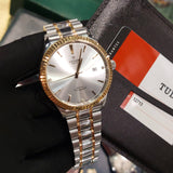 Buy Shop Tudor Style Automatic Silver Dial Two Tone Steel Strap Watch for Men - M12713-0003 USA Online