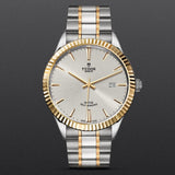 Buy Shop Tudor Style Automatic Silver Dial Two Tone Steel Strap Watch for Men - M12713-0003 USA Online