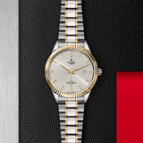 Buy Shop Tudor Style Automatic Silver Dial Two Tone Steel Strap Watch for Men - M12713-0003 USA Online