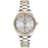 Buy Shop Tudor Style Automatic Silver Dial Two Tone Steel Strap Watch for Men - M12713-0003 USA Online