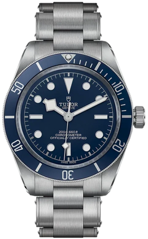 Buy Shop Tudor Black Bay Blue Dial Silver Steel Strap Watch for Men - 79030B-0001 USA Online