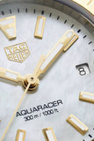 Buy Shop Tag Heuer Aquaracer Mother of Pearl Dial Two Tone Steel Strap Watch for Men - WBD1420.BB0321 USA Online