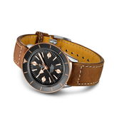 Buy Shop Breitling Superocean Heritage '57 Black Dial Brown Leather Strap Watch for Men - U10370121B1X1 USA Online