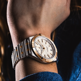 Buy Shop Breitling Chronomat 36 Mother of Pearl Dial Two Tone Steel Strap Watch for Women - U10380101A2U1 USA Online