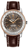 Buy Shop Breitling Navitimer 1 Automatic 41mm Brown Dial Brown Leather Strap Mens Watch - U17326211M1P2 USA Online