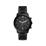 Buy Shop Fossil Neutra Chronograph Black Dial Black Steel Strap Watch for Men - FS5474 USA Online
