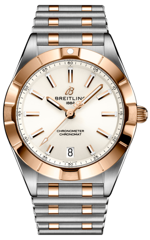 Buy Shop Breitling Chronomat 32 White Dial Two Tone Steel Strap Watch for Women - U77310101A1U1 USA Online