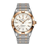 Buy Shop Breitling Chronomat B02 18K Red Gold White Dial Two Tone Steel Strap Watch for Men - U77310101A2U1 USA Online