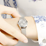 Buy Shop Calvin Klein Minimal White Dial Silver Mesh Bracelet Watch for Men - K3M22126 USA Online