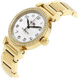 Coach Madison White Dial Gold Steel Strap Watch for Women - 14502397