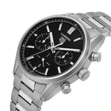 Buy Shop Tag Heuer Carrera Chronograph Black Dial Silver Steel Strap Watch for Men - CBN2010.BA0642 USA Online