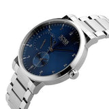 Buy Shop Hugo Boss Oxygen Chronograph Blue Dial Silver Steel Strap Watch for Men - 1513597 USA Online