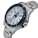 Buy Shop Breitling Superocean 42mm White Dial Silver Steel Strap Watch for Men - A17366D81A1A1 USA Online