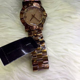 Buy Shop Marc Jacobs Amy Brown Dial Brown Steel Strap Watch for Women - MBM3119 USA Online