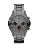 Marc Jacobs Rock Gunmetal Grey Dial Grey Steel Strap Watch for Men - MBM3160