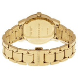 Buy Shop Burberry The City White Dial Gold Steel Strap Watch for Women - BU9103 USA Online