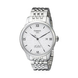 Buy Shop Tissot Le Locle Double Happiness Automatic Silver Dial Silver Steel Strap Watch For Men - T41.1.833.50 USA Online