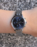Buy Shop Tommy Hilfiger Casual Quartz Blue Dial Silver Steel Strap Watch For Women - 1782188 USA Online
