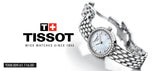 Buy Shop Tissot Lovely Mother of Pearl Dial Silver Steel Strap Watch For Women - T058.009.61.116.00 USA Online