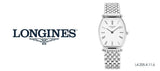 Longines La Grande Classique de Longines Tonneau White Dial Silver Steel Strap Watch for Women - L4.205.4.11.6