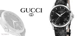 Buy Shop Gucci G Timeless Quartz Black Dial Black Leather Strap Watch for Men - YA126413 USA Online