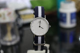 Buy Shop Daniel Wellington Classy Glasgow White Dial Two Tone NATO Strap Watch For Women - DW00100074 USA Online