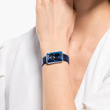Buy Shop Swarovski Uptown Crystal Blue Dial Blue Leather Strap Watch for Women - 5547713 USA Online