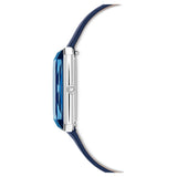 Buy Shop Swarovski Uptown Crystal Blue Dial Blue Leather Strap Watch for Women - 5547713 USA Online