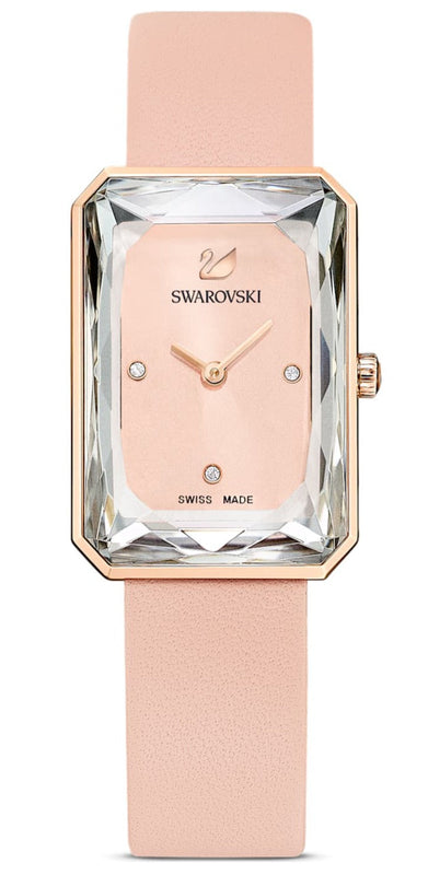 Buy Shop Swarovski Uptown Pink Dial Pink Leather Strap Watch for Women - 5547719 USA Online