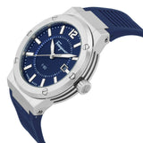 Salvatore Ferragamo F-80 Blue Dial Blue Rubber Strap Watch For Men - SFHY01022