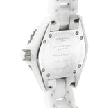 Buy Shop Chanel J12 Sapphire Bezel Ceramic White Dial White Steel Strap Watch for Women - J12 H2010 USA Online