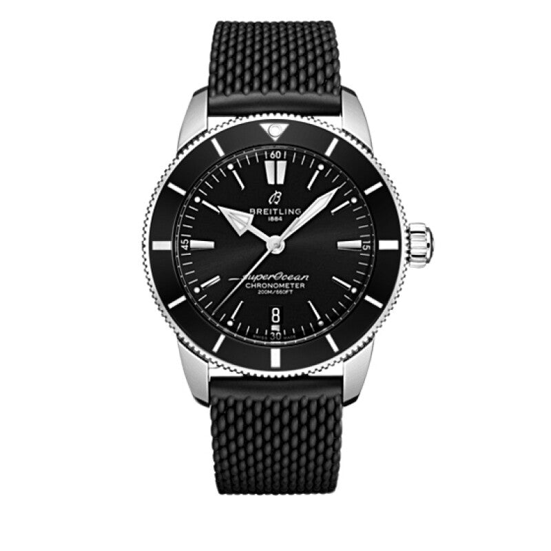 Buy Shop Breitling Superocean Heritage B20 Automatic 44 Black Dial Black Mesh Bracelet Watch for Men - AB2030121B1S1 USA Online