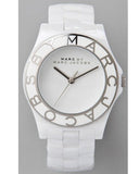 Buy Shop Marc Jacobs Marc White Dial White Ceramic Strap Watch for Women - MBM9500 USA Online