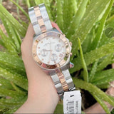 Buy Shop Marc Jacobs Blade Chronograph Silver Dial Two Tone Steel Strap Watch for Women - MBM3178 USA Online