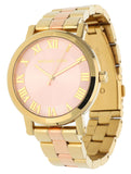 Buy Shop Michael Kors Norie Gold Dial Two Tone Steel Strap Watch for Women - MK3586 USA Online