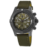 Buy Shop Breitling Avenger Chronograph 45mm Green Dial Green Nylon Strap Watch for Men - V13317101L1X1 USA Online