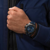 Buy Shop Breitling Super Avenger Chronograph 48 Night Mission Blue Dial Blue Leather Strap Watch for Men - V13375101C1X2 USA Online