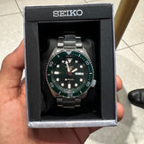 Seiko 5 Sports Automatic Analog Green Dial Silver Steel Strap Watch For Men - SRPD63K1