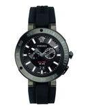Buy Shop Versace V Extreme Chronograph Black Tone Dial Black Rubber Strap Watch for Men - VCN020017 USA Online
