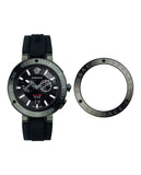 Buy Shop Versace V Extreme Chronograph Black Tone Dial Black Rubber Strap Watch for Men - VCN020017 USA Online