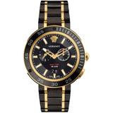 Buy Shop Versace V Extreme Pro Two Tone Dial Stainless Steel Strap Watch for Men - VCN040017 USA Online